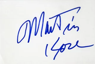 Martin Kove autograph