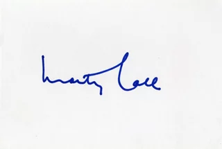 Monty Hall autograph