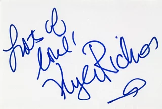 Kyle Richards autograph
