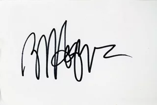 Robert Hegyes autograph