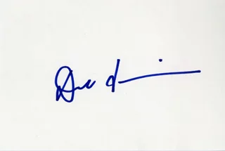 Don Cornelius autograph
