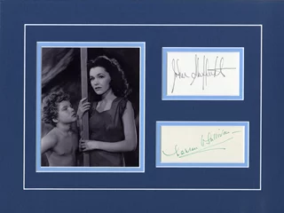 Tarzan autograph