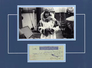 Richard E. Byrd autograph