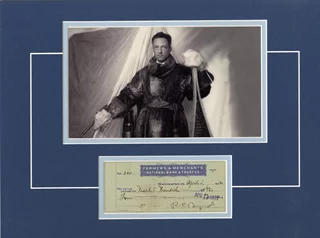 Richard E. Byrd autograph