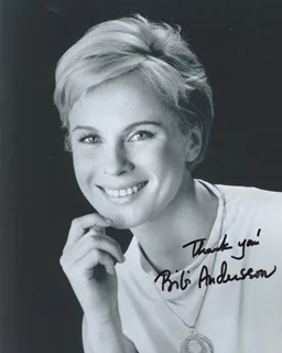 Bibi Andersson autograph