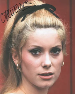 Catherine Deneuve autograph