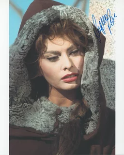 Sophia Loren autograph