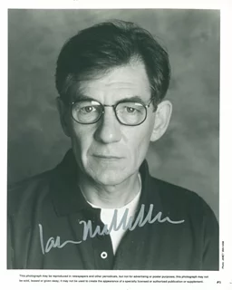 Ian McKellen autograph