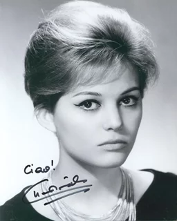 Claudia Cardinale autograph