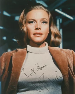 Honor Blackman autograph