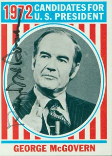 George McGovern autograph