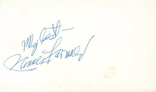 James Farmer autograph