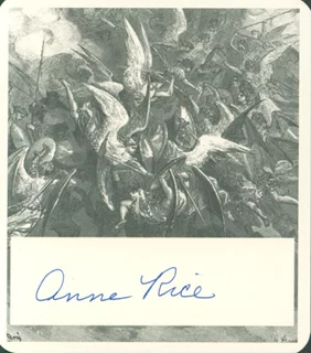 Anne Rice autograph