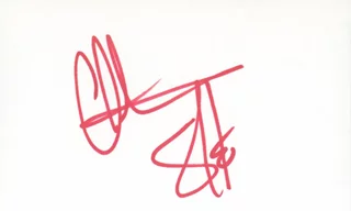 Christian Slater autograph