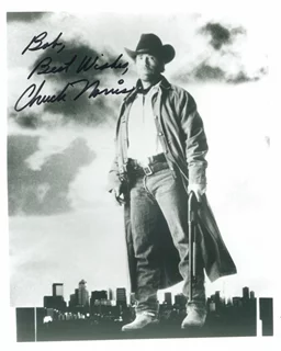 Chuck Norris autograph