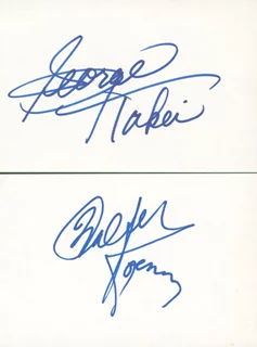 Star Trek autograph