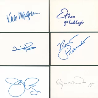 Star Trek Voyager autograph