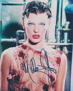 Milla Jovovich autograph