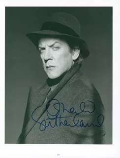 Donald Sutherland autograph