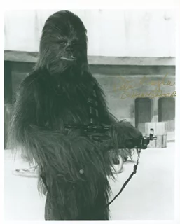 Peter Mayhew autograph