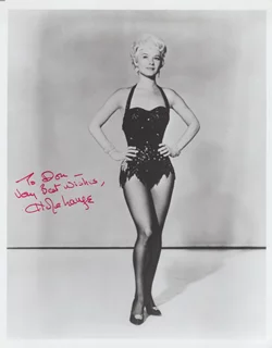 Hope Lange autograph