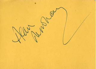 Alan Mowbray autograph