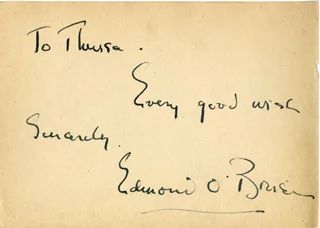 Edmond O'Brien autograph