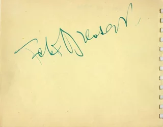 Felix Bressart autograph