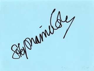 Stephanie Cole autograph