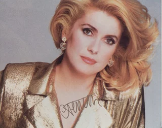 Catherine Deneuve autograph
