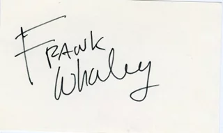 Frank Whaley autograph