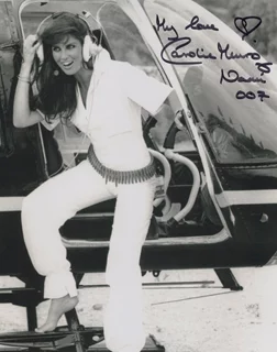 Caroline Munro autograph