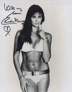 Caroline Munro autograph