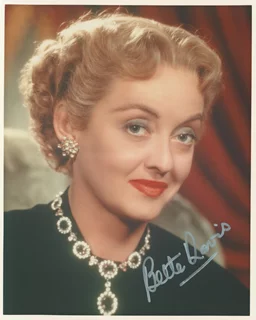 Bette Davis autograph