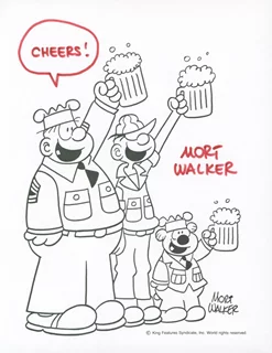 Mort Walker autograph