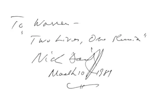 Nicholas Daniloff autograph