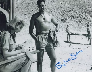Sylvia Syms autograph