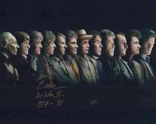 Tom Baker autograph