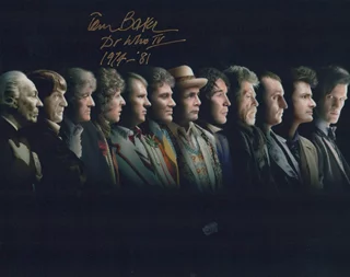 Tom Baker autograph