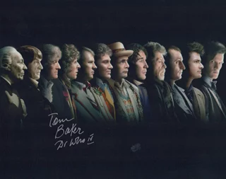 Tom Baker autograph