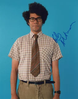 Richard Ayoade autograph