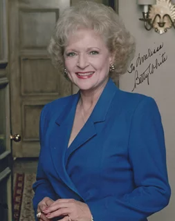 Betty White autograph
