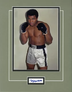 Muhammad Ali autograph