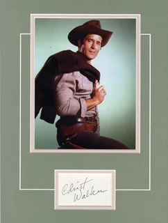 Clint Walker autograph