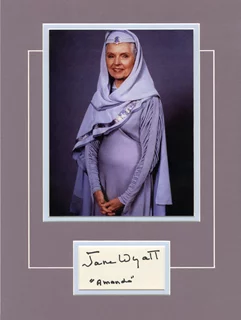 Jane Wyatt autograph
