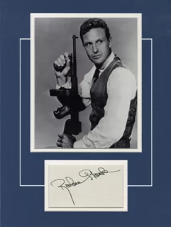 Robert Stack autograph