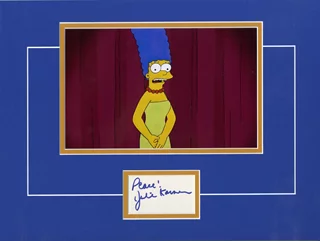 The Simpsons autograph