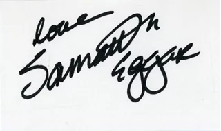Samantha Eggar autograph