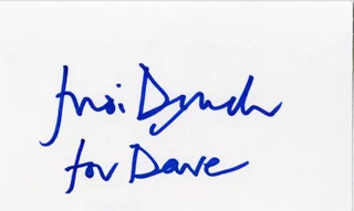 Judi Dench autograph