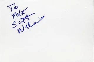 Scott Wilson autograph